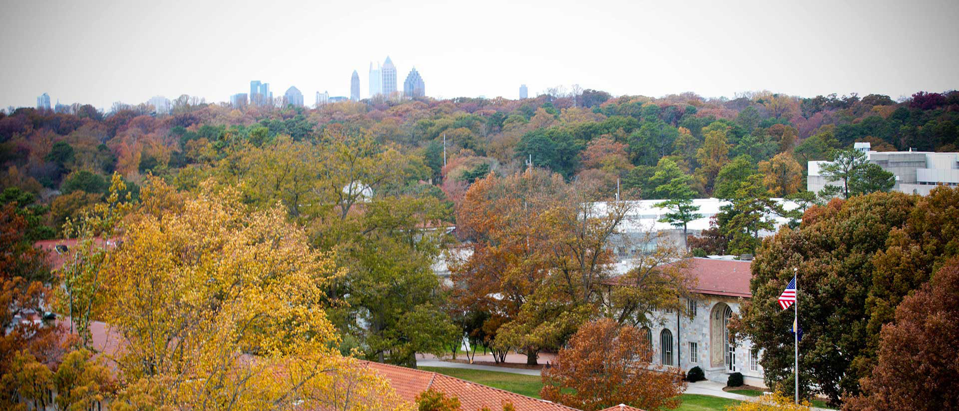 Aerial Shot of Emory Campus