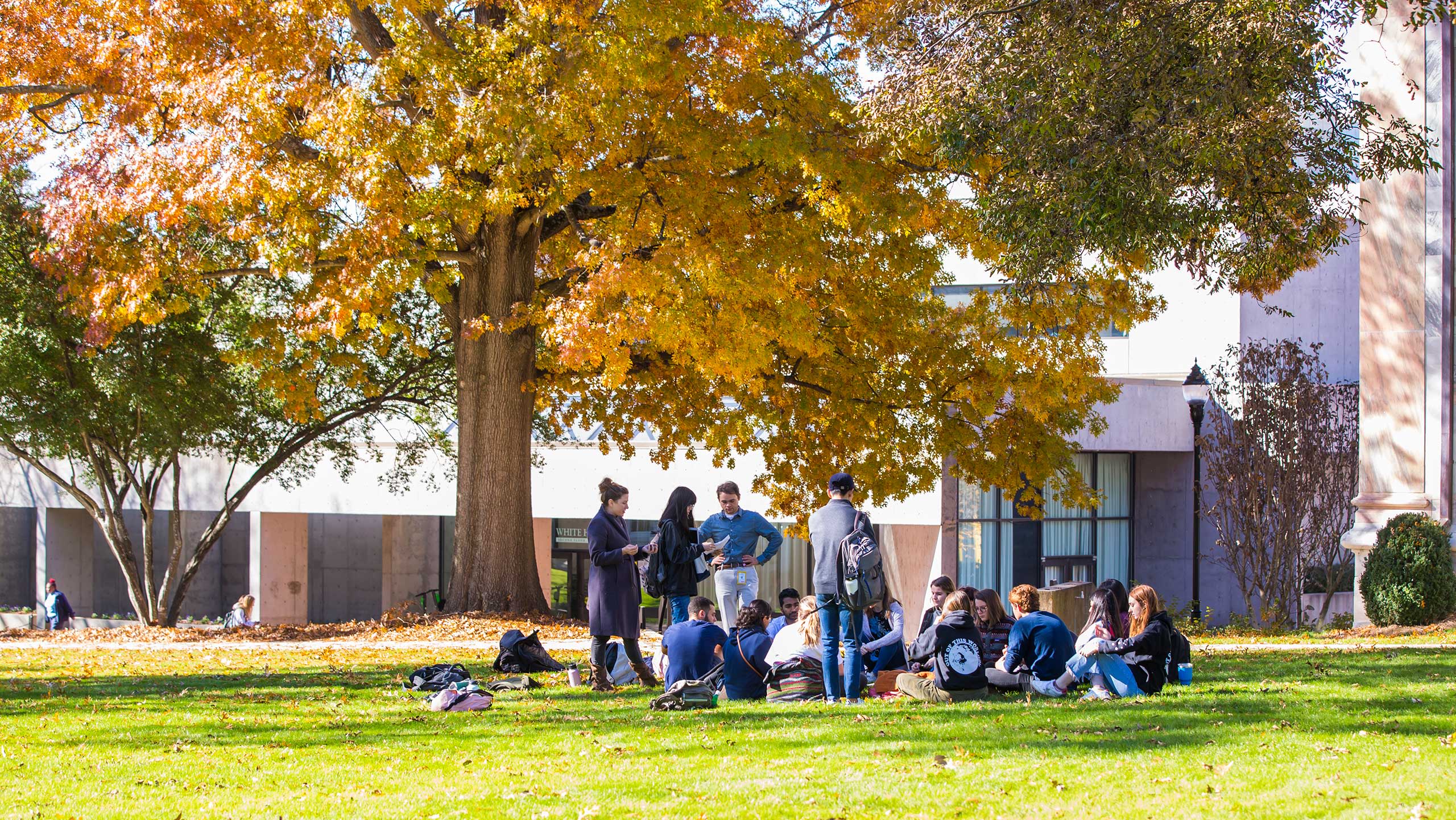 class on the Quad
