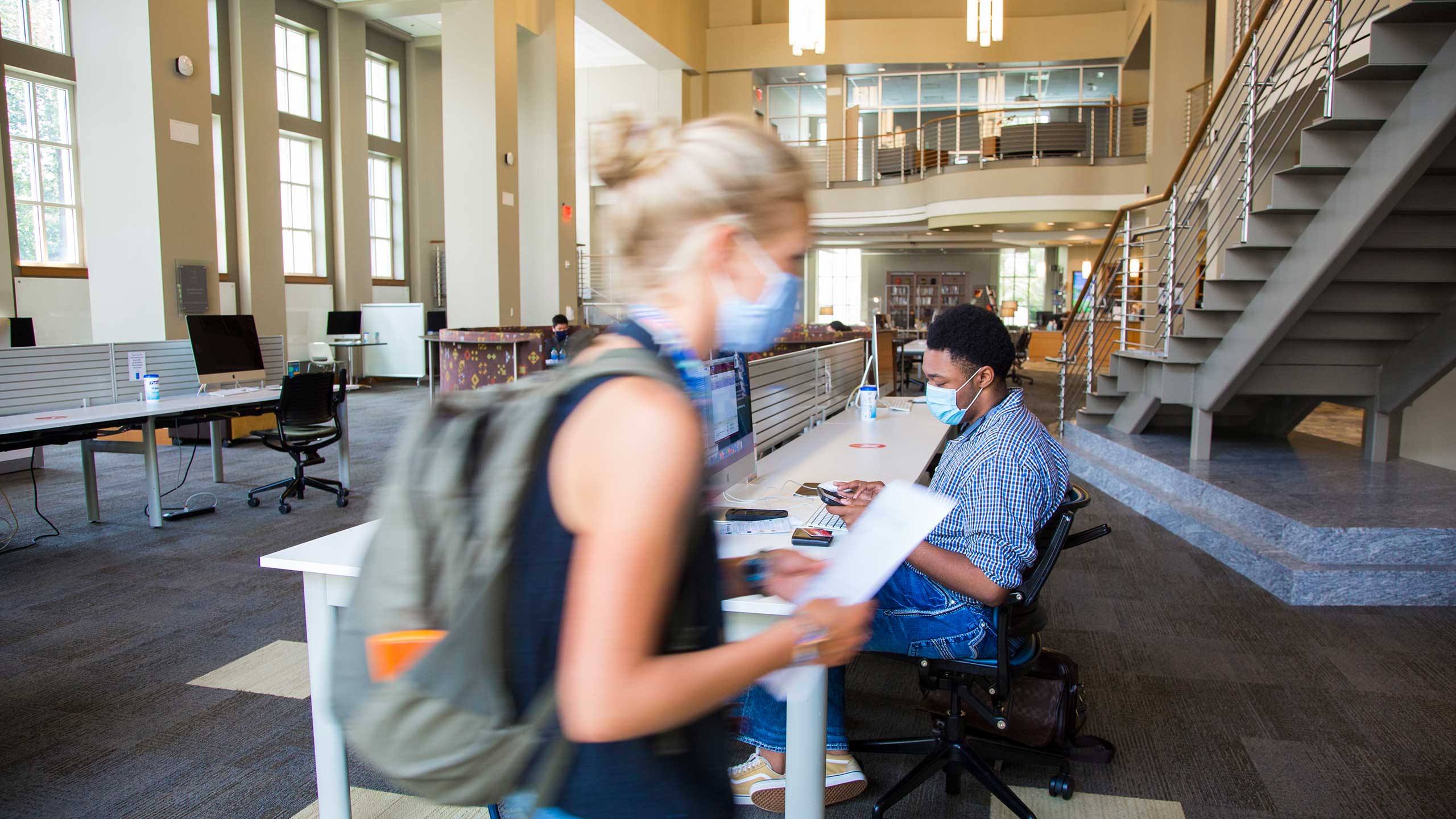Candler Library interior