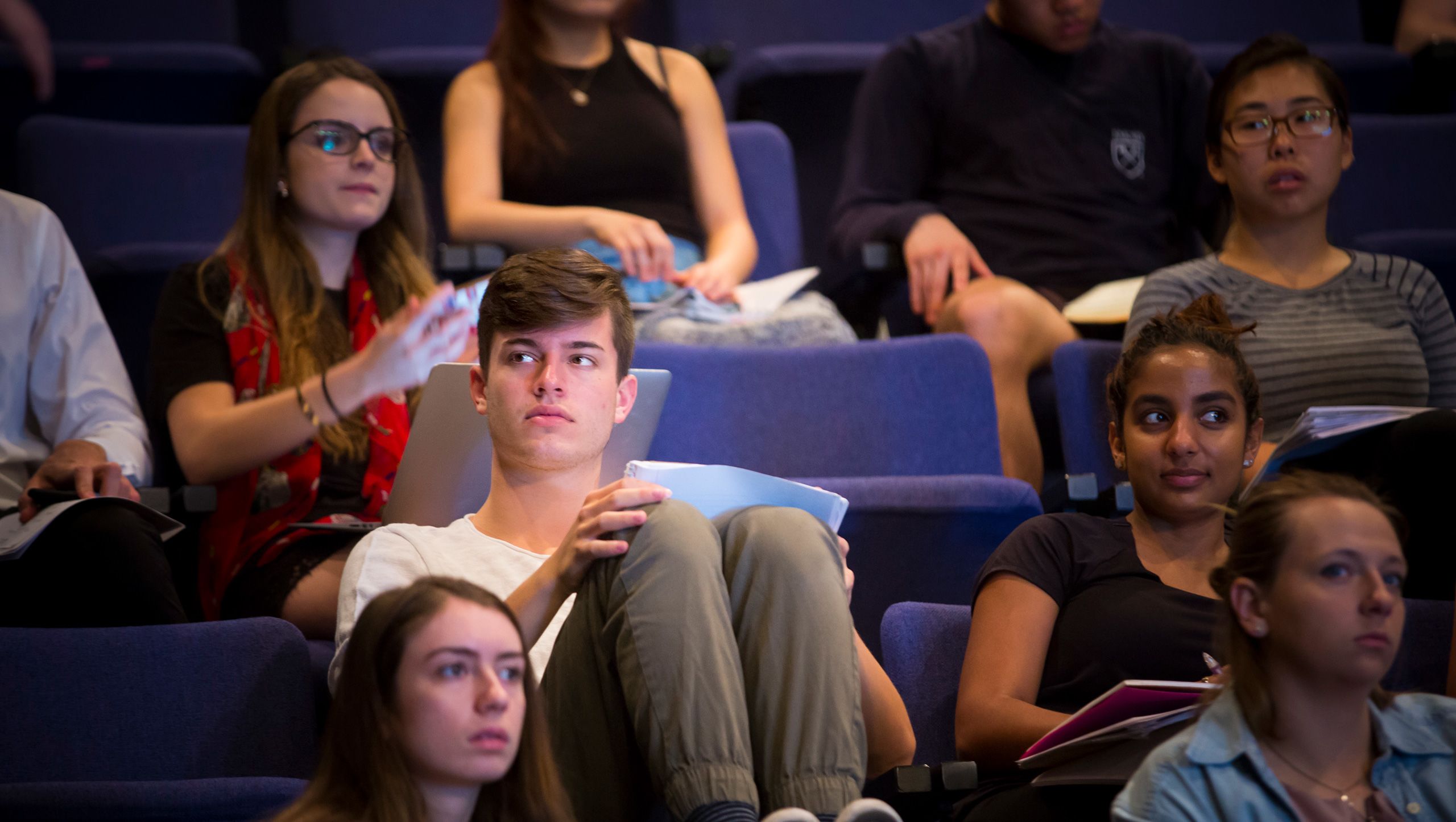 students in class